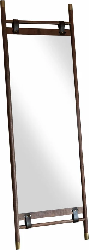 Pasqyrë qëndrore Monastery, dru arre, detaje të arta, 65x180cm