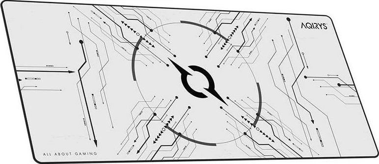 Mauspad Aqirys GRUIS Extra Large 900x400, e bardhë