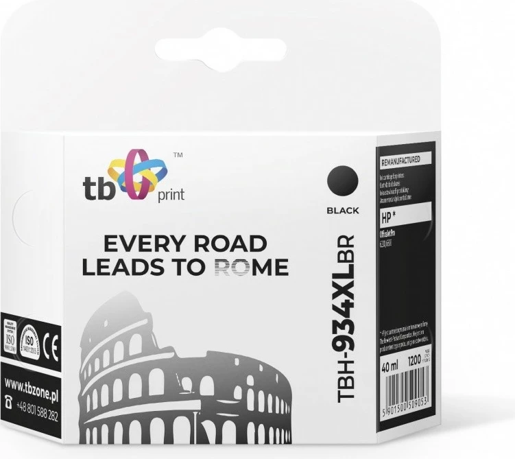 Toner TB Print TBH-934XLBR për HP OfficeJet Pro 6230/6830, i zi
