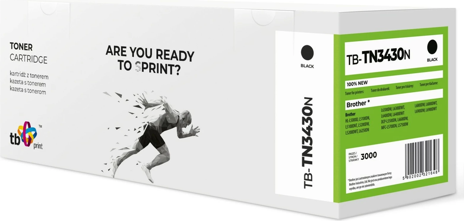 Toner TB Print TB-TN3430N për Brother, i zi, 3000 faqe