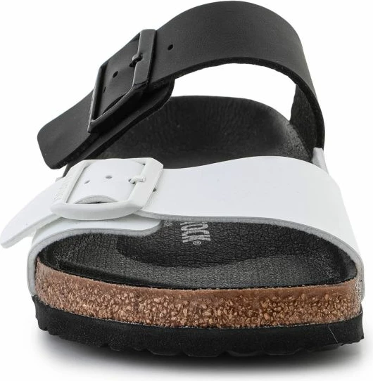 Atlete të brendshme Birkenstock Arizona Split për meshkuj dhe femra, të zeza dhe të bardha