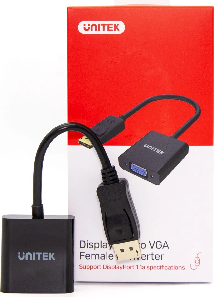 Adapter Unitek DisplayPort na VGA, FullHD, i zi