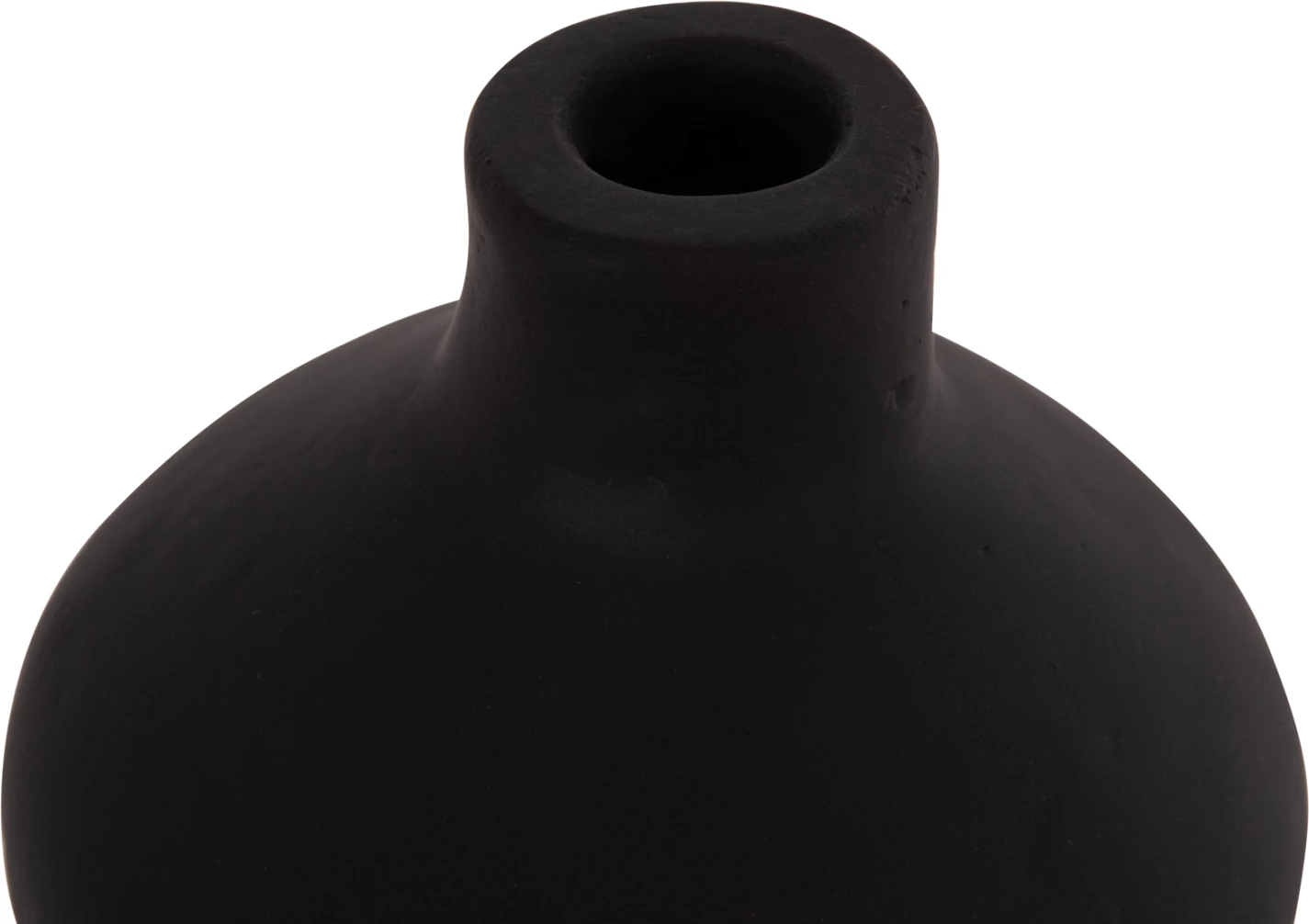 Vazo dekorative tavoline CHELIN, terrakotë e zezë, FH4670S, 20x25cm