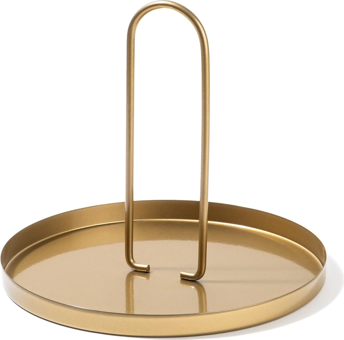 Aksesor dekorativ metalik, ngjyrë ari, Aberto Design, Sımı-B