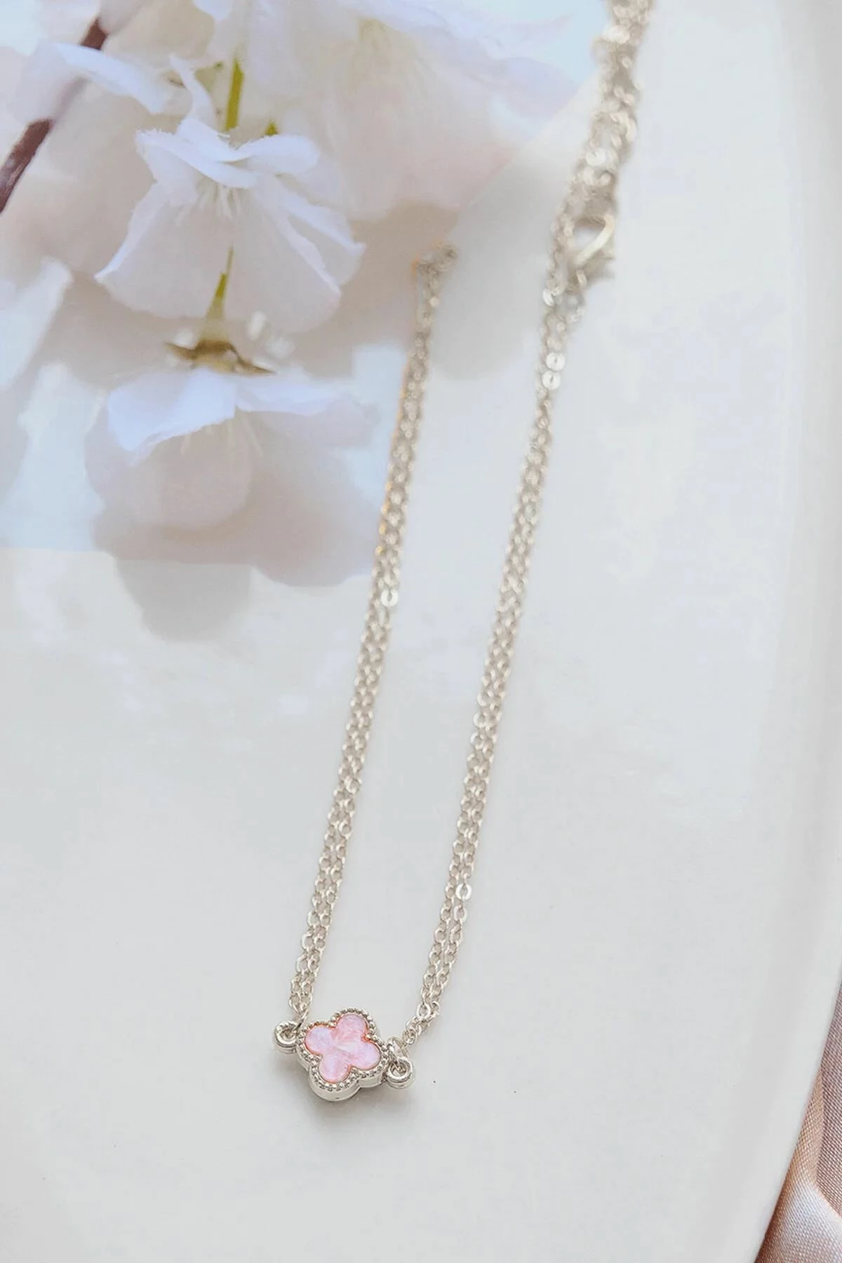 Byzylyk Jumeon, trup prej bronzi, gur zirkon, ngjyrë argjendi, 23 cm