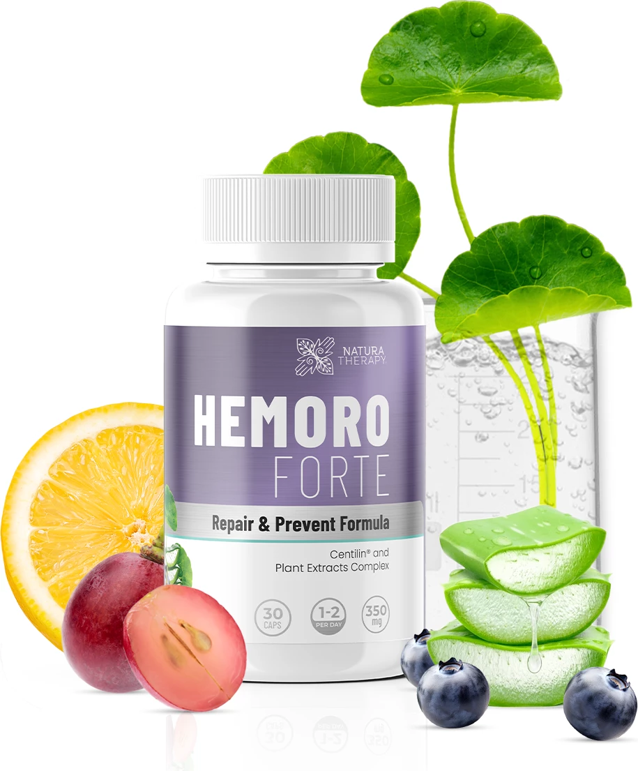 Hemoro Forte - 30cps për lehtësimin dhe parandalimin e hemorroideve