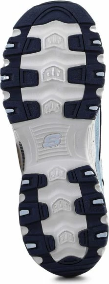 Atlete për femra Skechers, blu dhe gri/argjendtë