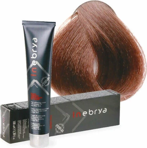 Ngjyrë për flokë Inebrya 6/4 Bionde e errët, Bakër, 100ml