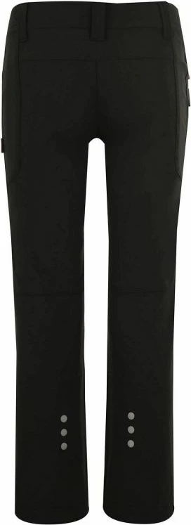 Pantallona softshell për fëmijë Trollkids, të zeza