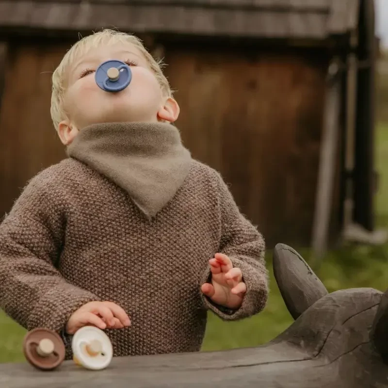 Biberon FRIGG Little Viking, 6-18 muaj, 2 copë, e kaltër/e bardhë