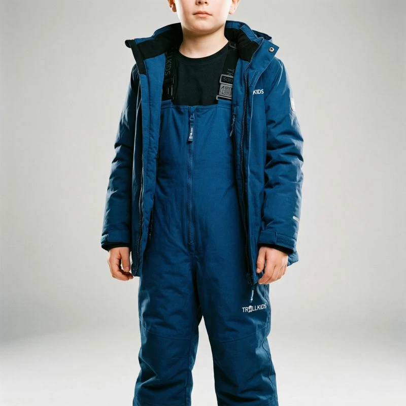 Pantallona dimri për fëmijë Trollkids, blu e errët