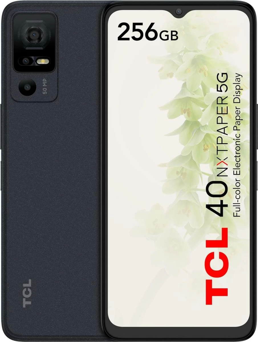 Celular TCL 40 NXTPAPER 6+256GB 5G Starlight Black
