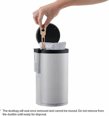 Qese pluhuri Roborock për dok vetë-zbrazës S7/S7MaxV+, Onyx, 3 copë