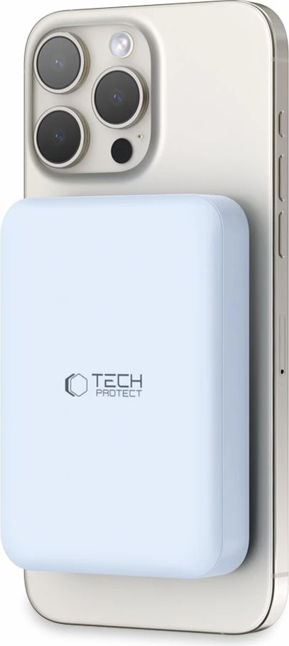 Powerbank Tech-Protect LifeMag PB11, 10000mAh, MagSafe, USB-C, kaltër