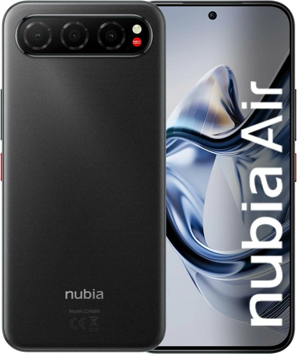 Celular ZTE Nubia Air 8GB 256GB 6.78 inç 5G Stream Black