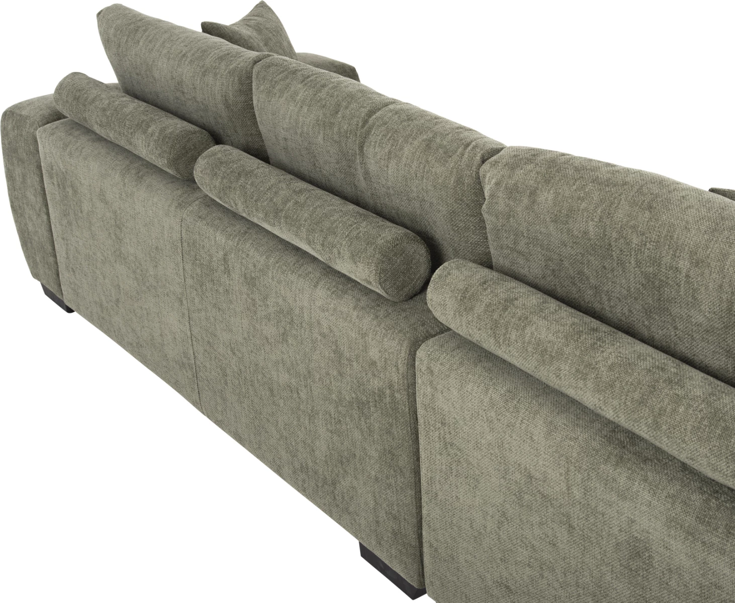 Kënd divani (majtas) COVEN FH3266.04L, pëlhurë e gjelbër, 298x102-208x85H cm