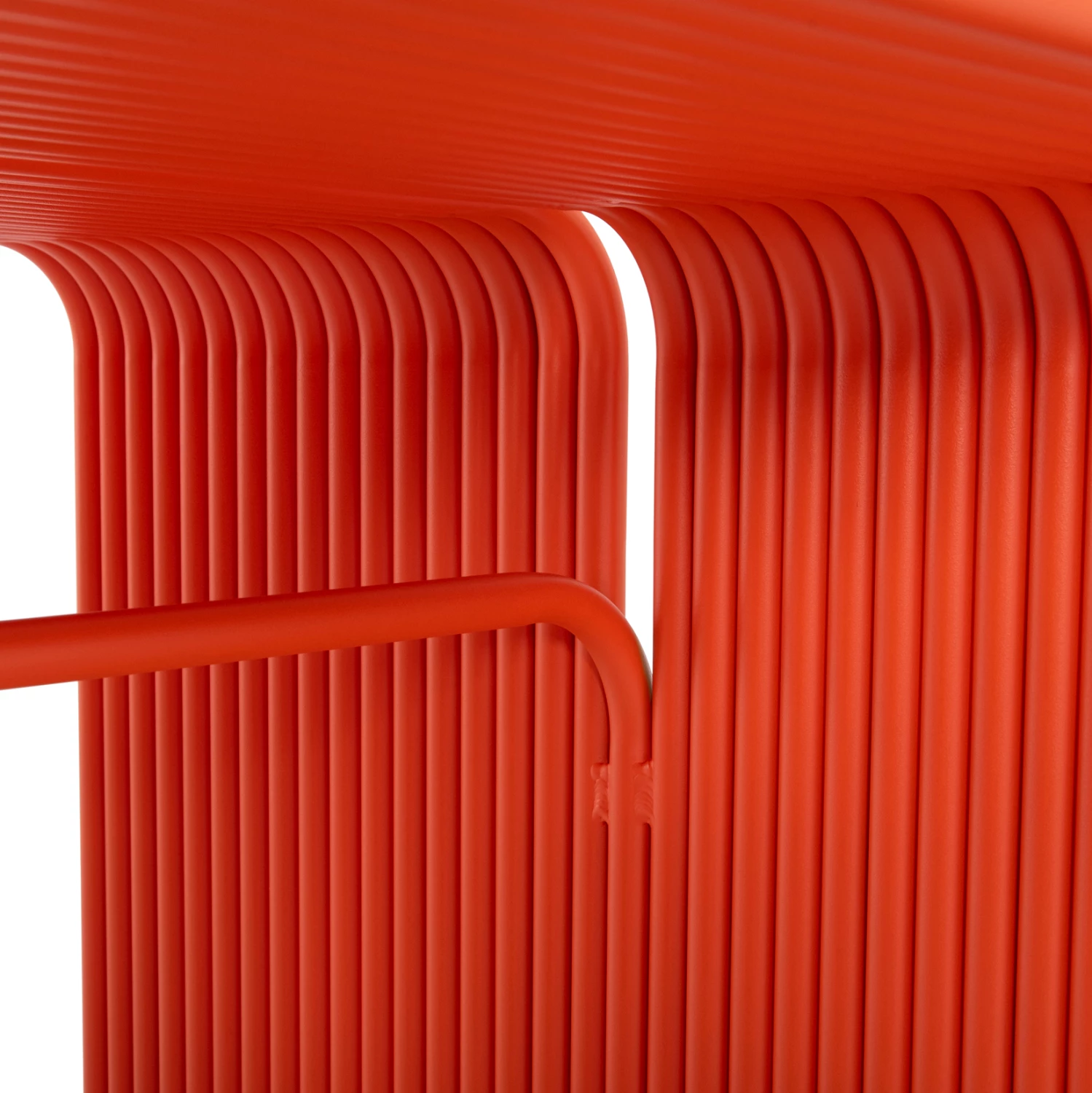 Tavolinë ngrënieje për jashtë, alumin, ngjyrë portokalli, INTREPID FH6330.09, 121x70x70cm