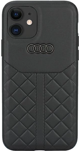 Mbështjellës Audi Genuine Leather për iPhone 12/12 Pro 6.1", lëkurë natyrale, zi