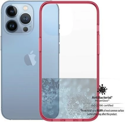 Mbështjellës PanzerGlass ClearCase për iPhone 13 Pro, transparent rozë