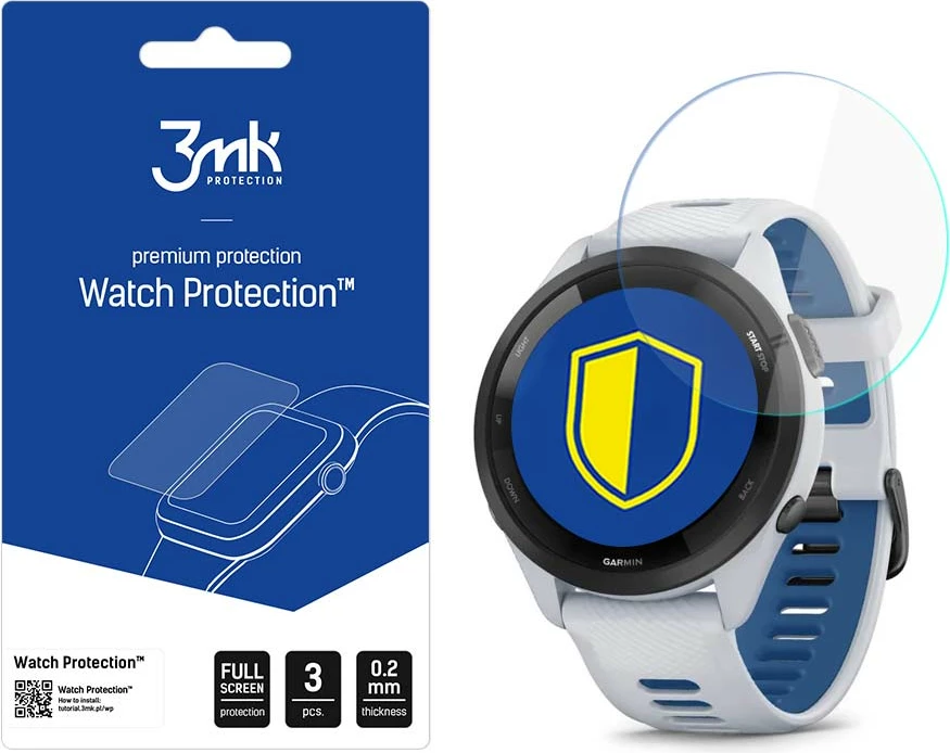 Film mbrojtës për orë të mençur 3mk Protection Watch Protection ARC+, për Garmin Forerunner 265S, 3 copë