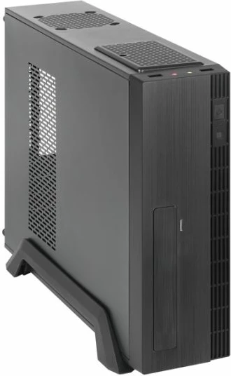 Kasë CHIEFTEC UE-02B Desktop SFF për Micro-ATX/mini-ITX, USB 3.1, furnizim energjie 250W, zezë