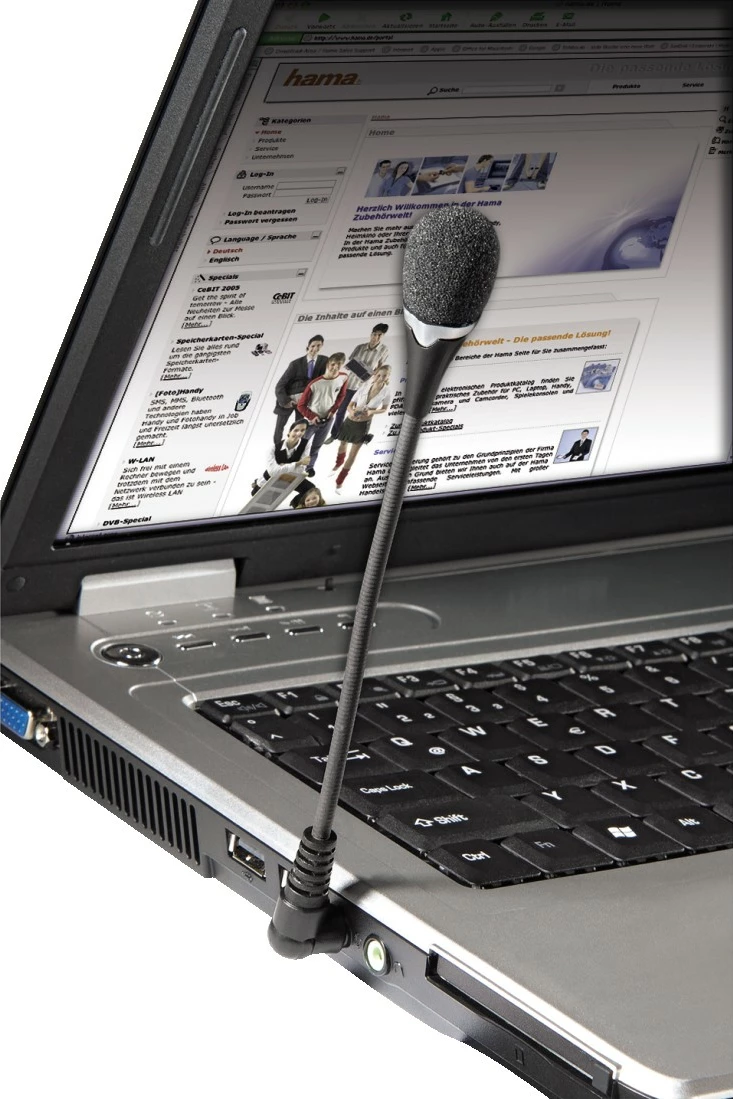 Hama Notebook VoIP Mikrofon, 57152