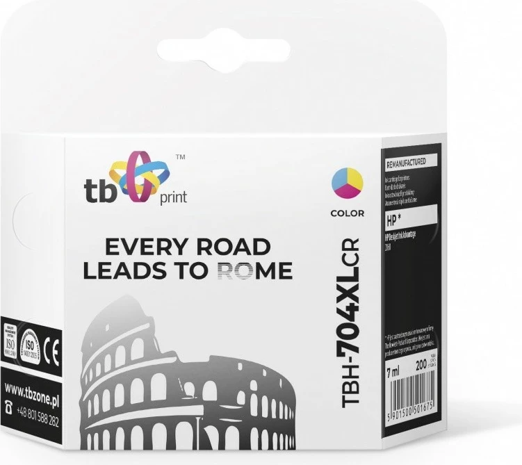 Toner TB Print TBH-704XLCR për HP Deskjet Ink Advantage 2060, XL, Color