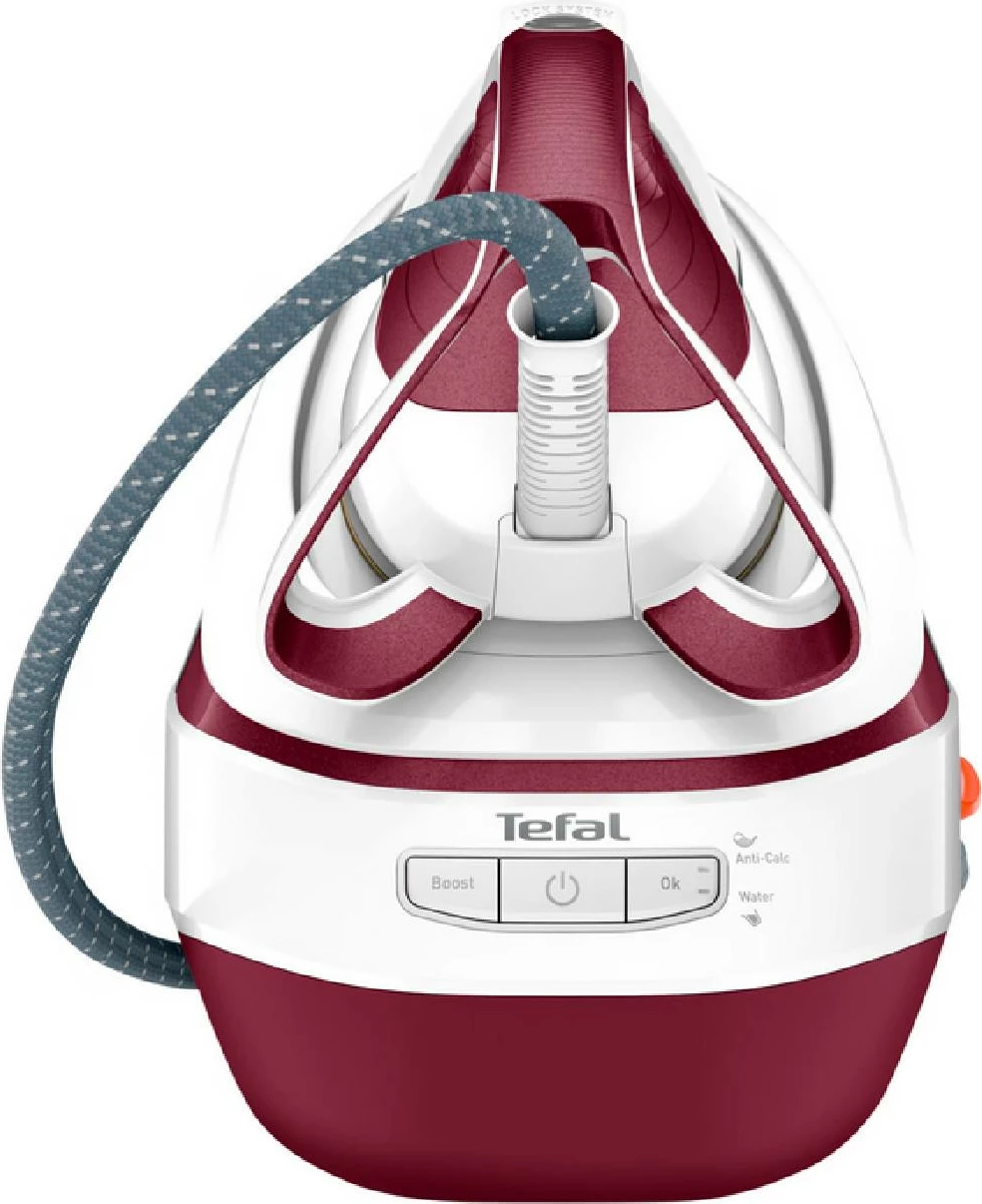 Hekur me avull me presion të lartë Tefal GV9711E0 3000W 7.5 bar bardhë-kuqe