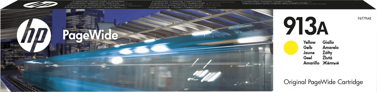 kartush bojë HP 913A F6T79AE 38 ml 3000 faqe PageWide verdhë