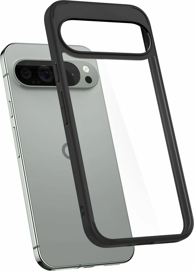 Mbështjellës Spigen Ultra Hybrid për Google Pixel 9 Pro XL, i zi