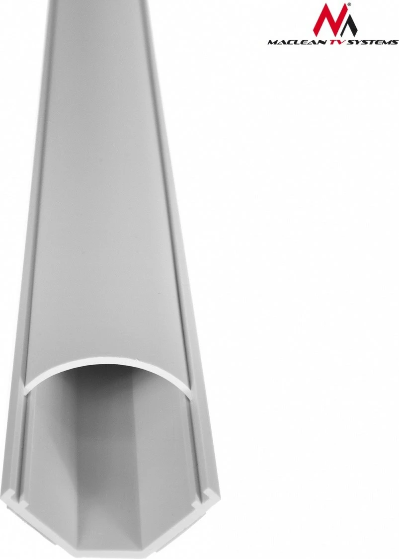 Kanal kabllosh Maclean MCTV-575, 1.5m, 43x23mm, i bardhë, me shirit ngjitës