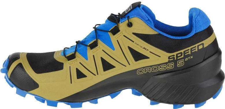 Atlete për vrapim Salomon Speedcross 5 Gtx M, blu dhe jeshile