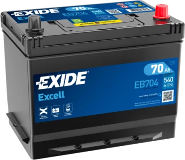 Bateri 12V 70Ah Exide Excel Eb704