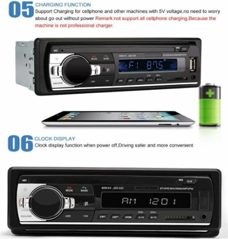 Radio Universal Usb, Aux Dhe Bluetooth 12v