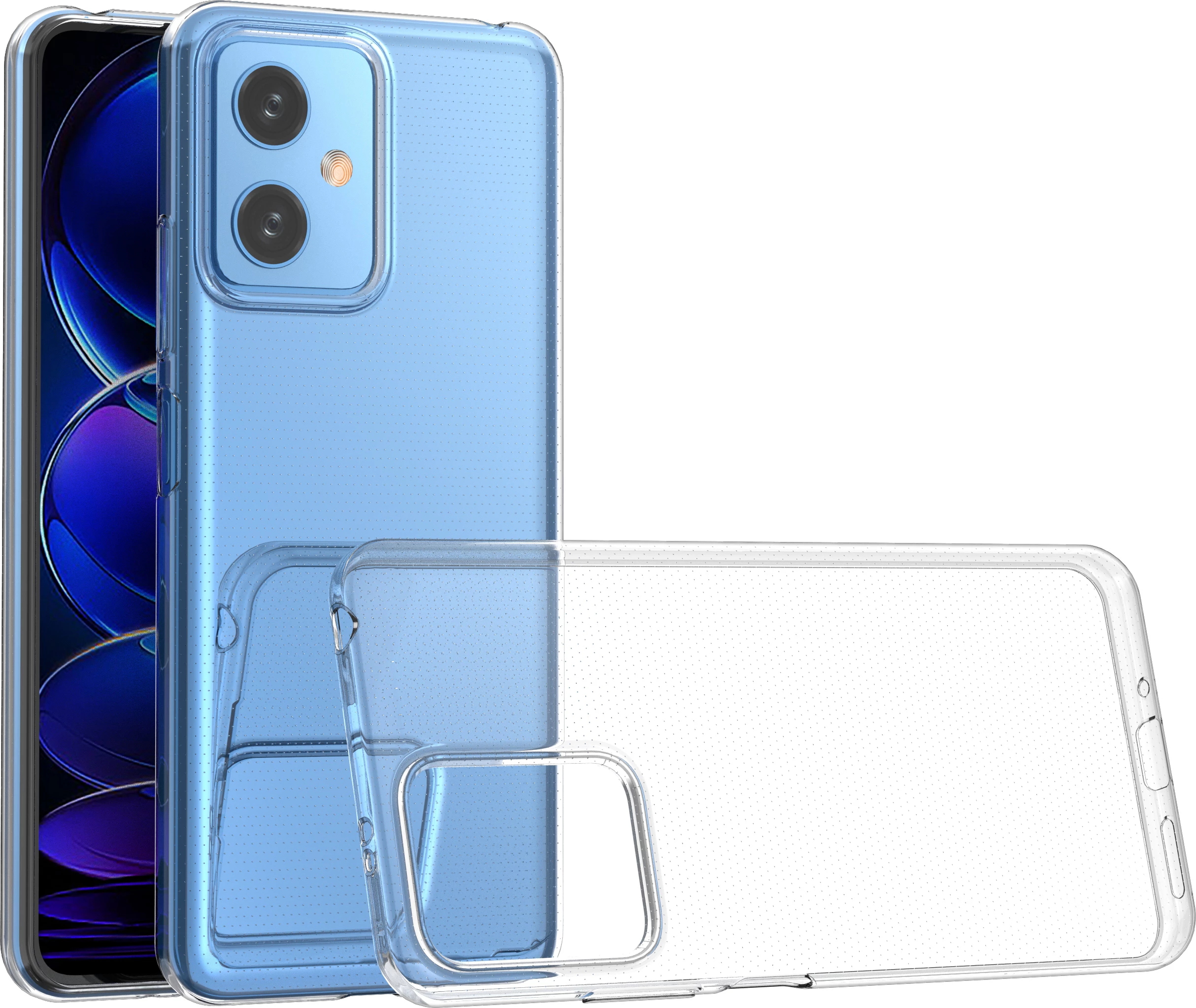 Mbështjellës Hurtel Ultra Clear 0.5mm për Xiaomi Poco X5 5G / Redmi Note 12 5G, Transparent