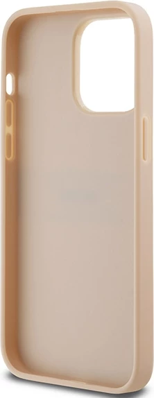 Mbështjellës DKNY Mono Stripe & Metal Logo për iPhone 14 Pro Max, rozë