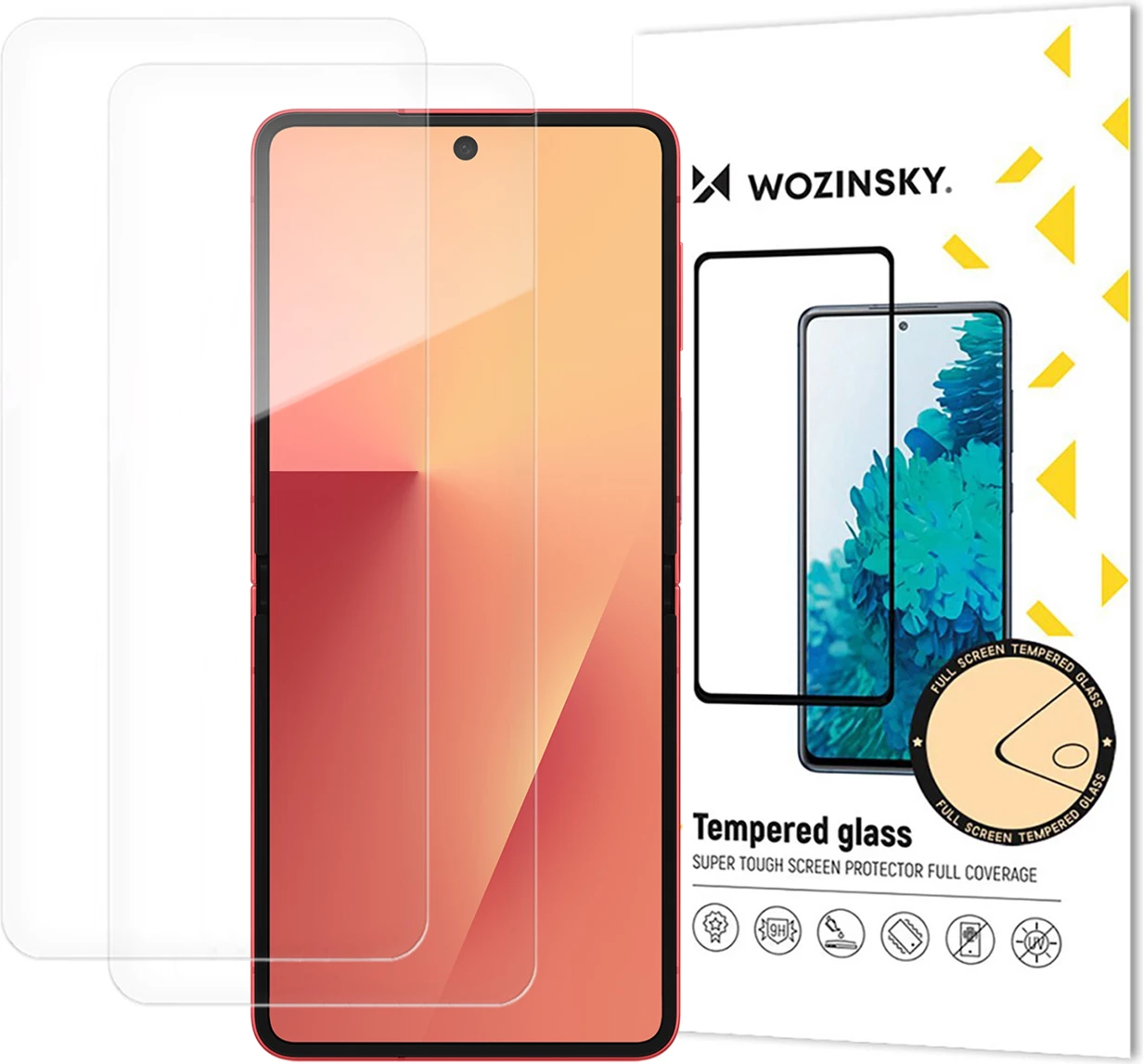 Mbështjellës Wozinsky TPU Full Body për Samsung Galaxy Z Flip 7, Set prej 2 copë