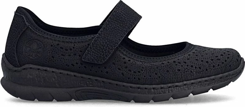 Këpucë Rieker për femra, të zeza