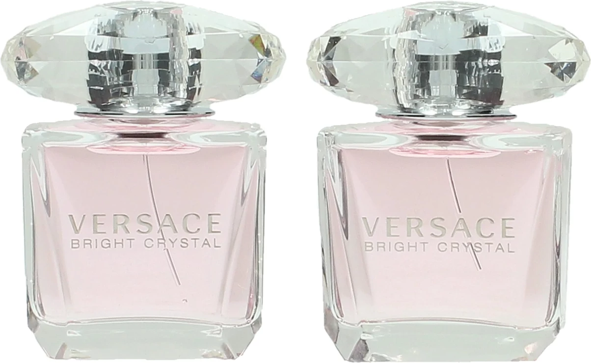 Set Eau de Toilette Versace Crystal, 2 x 30 ml
