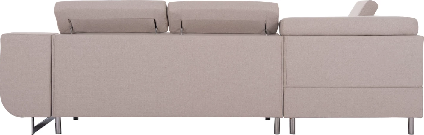 Kënd-sofë me hapësirë për depo, Encore FH3301.03L, material bezhë, 285x205x90cm