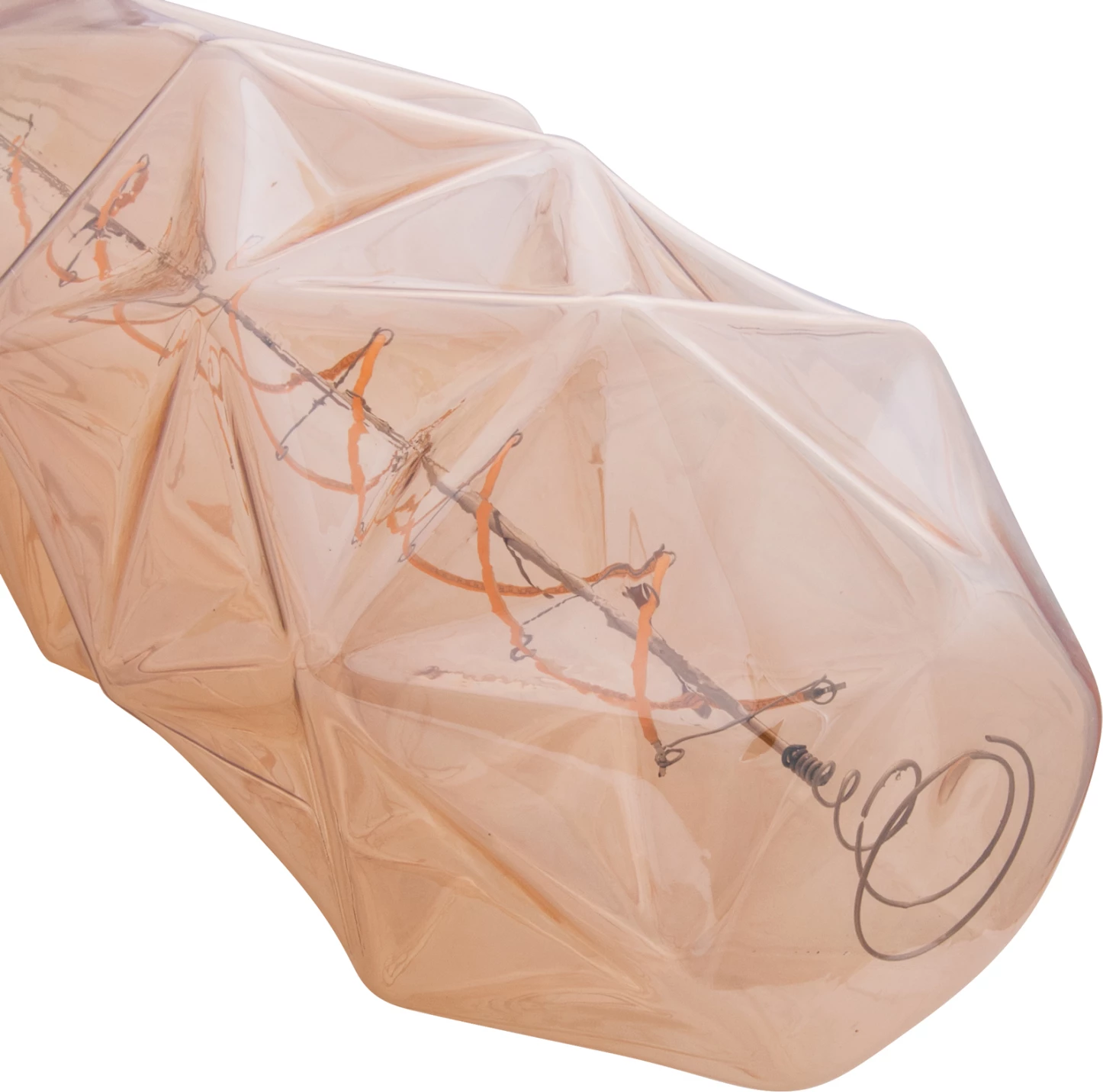 Llambë LED filament, 8W, E27, 3000K, ngjyrë ari, e zbehtë, FH4058