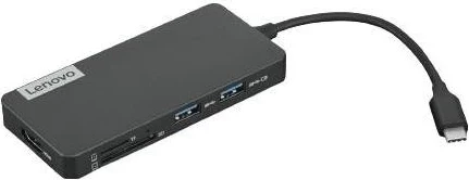 Docking station Lenovo USB-C 7-in-1, e zezë