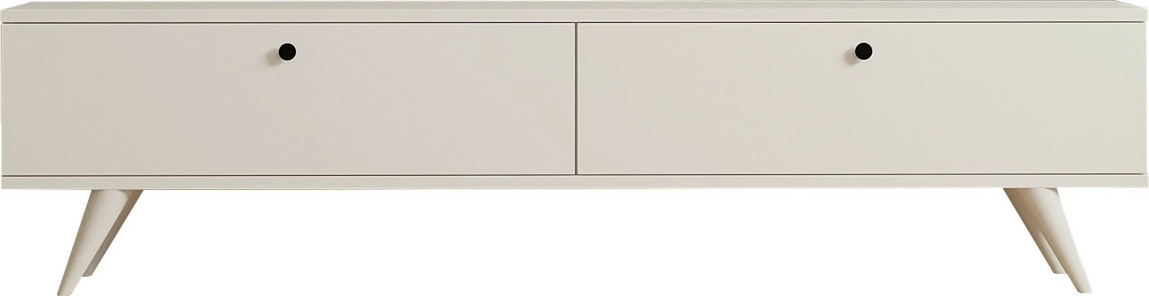 Komodë për TV Skye Decor, Paris, e bardhë