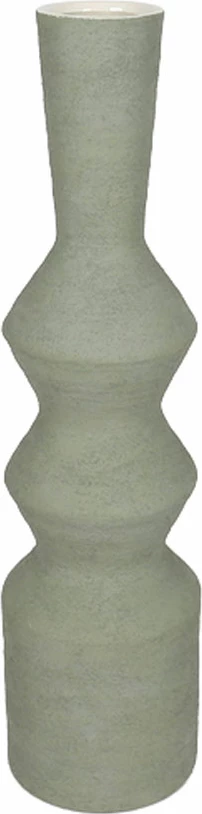 Vazo VIRELIA, qeramike, ngjyrë kaki, 15x15x60cm