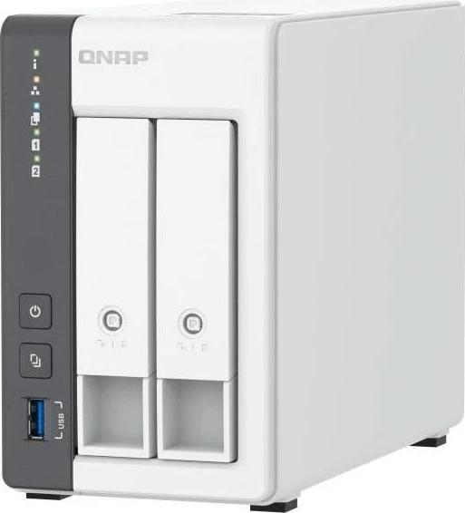 NAS Qnap TS-216G, 4GB RAM, 2.0 GHz, i bardhë