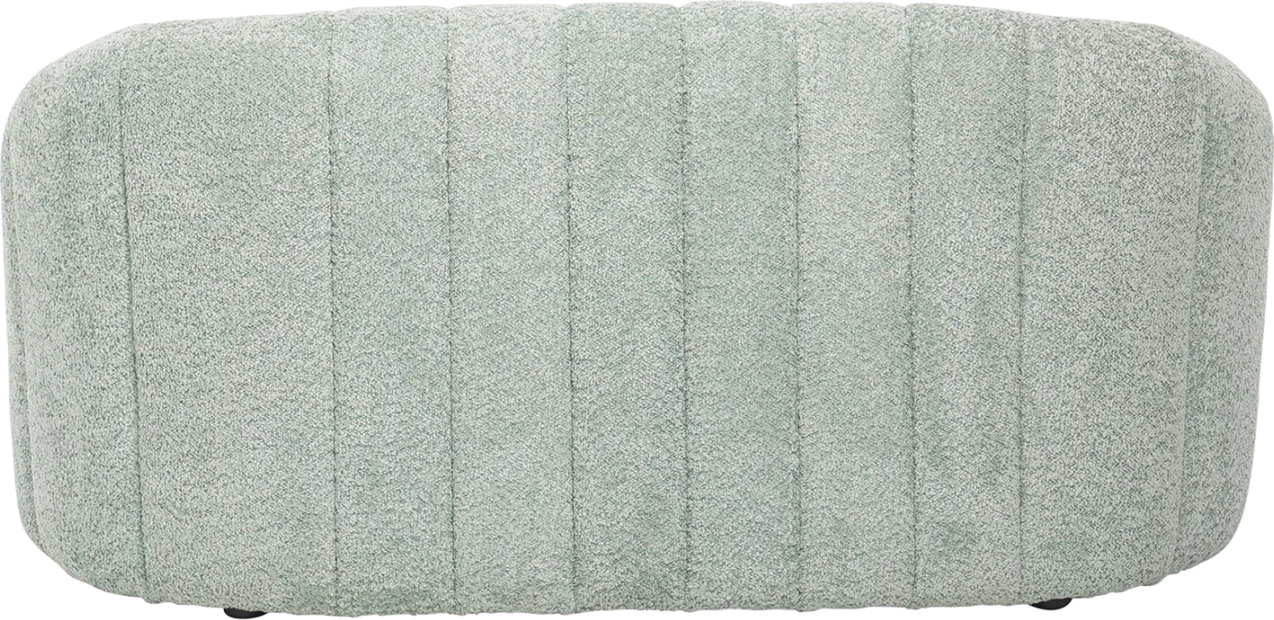 Divan 2-vendësh MOBY FH9595.05, ngjyrë fistik, pëlhurë boucle, 148x83x66H cm