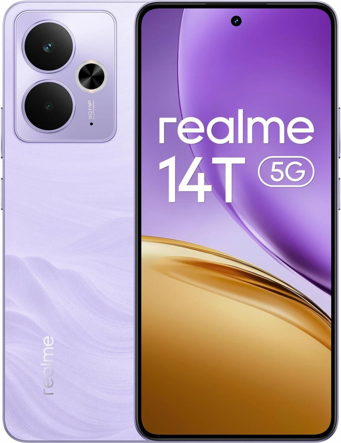 Celular Realme 14T 5G 8/256GB Lightning Purple