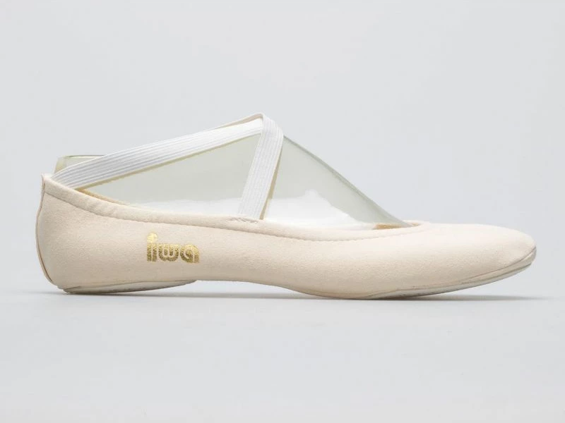 Këpucë baleti gjimnastike IWA 302, ngjyrë krem