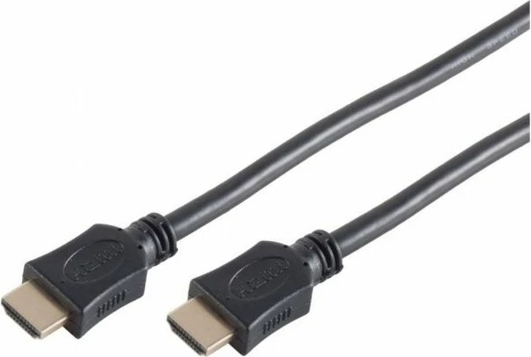 Kabllo HDMI NEOPREDELJENO 77471-10 1.5 m 4K 60Hz M-M me konektorë të veshur me ar, e zezë