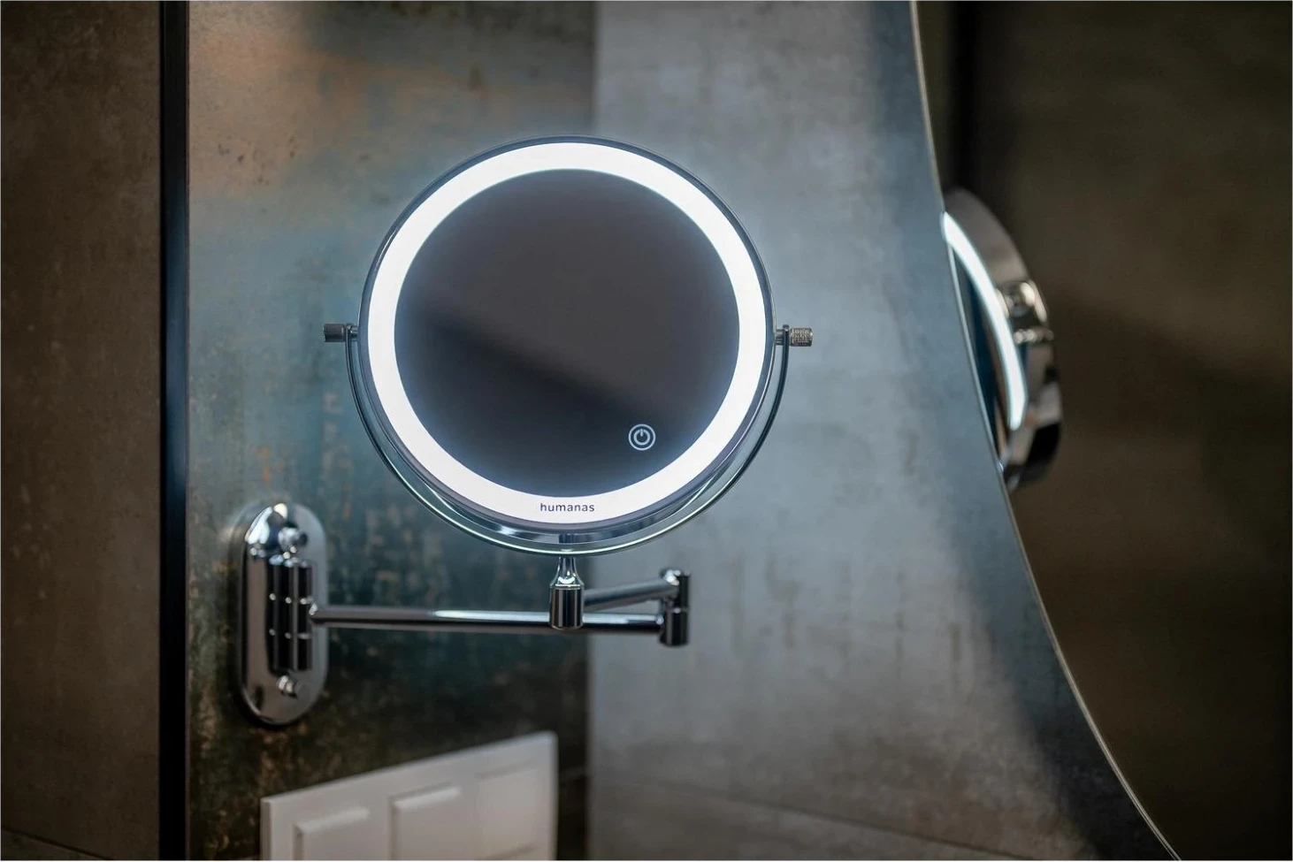 Pasqyrë Humanas HS-BM01, me ndriçim prapa dhe zmadhim